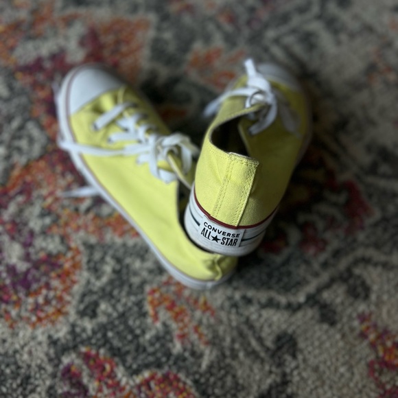 yellow platform converse unisex - Picture 3 of 4